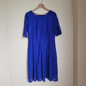 Blue Lace Dress
